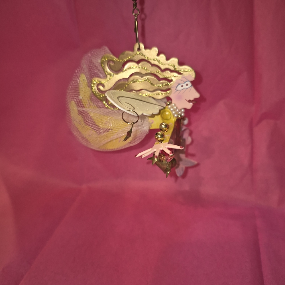Breast Cancer Angel Ornament